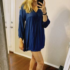 Blue Babydoll Dress